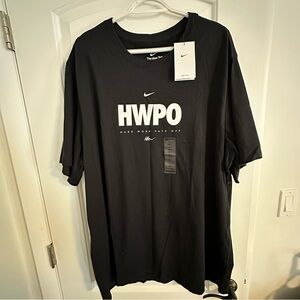 Men’s Nike Hard work pays off graphic tee, black, 3XLT